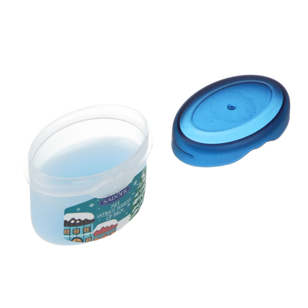 Набор увлажняющих бальзамов для губ, 4 шт х 7 гр, тм SADOER Merry Xmas, подар.уп., арт.№ 022-178