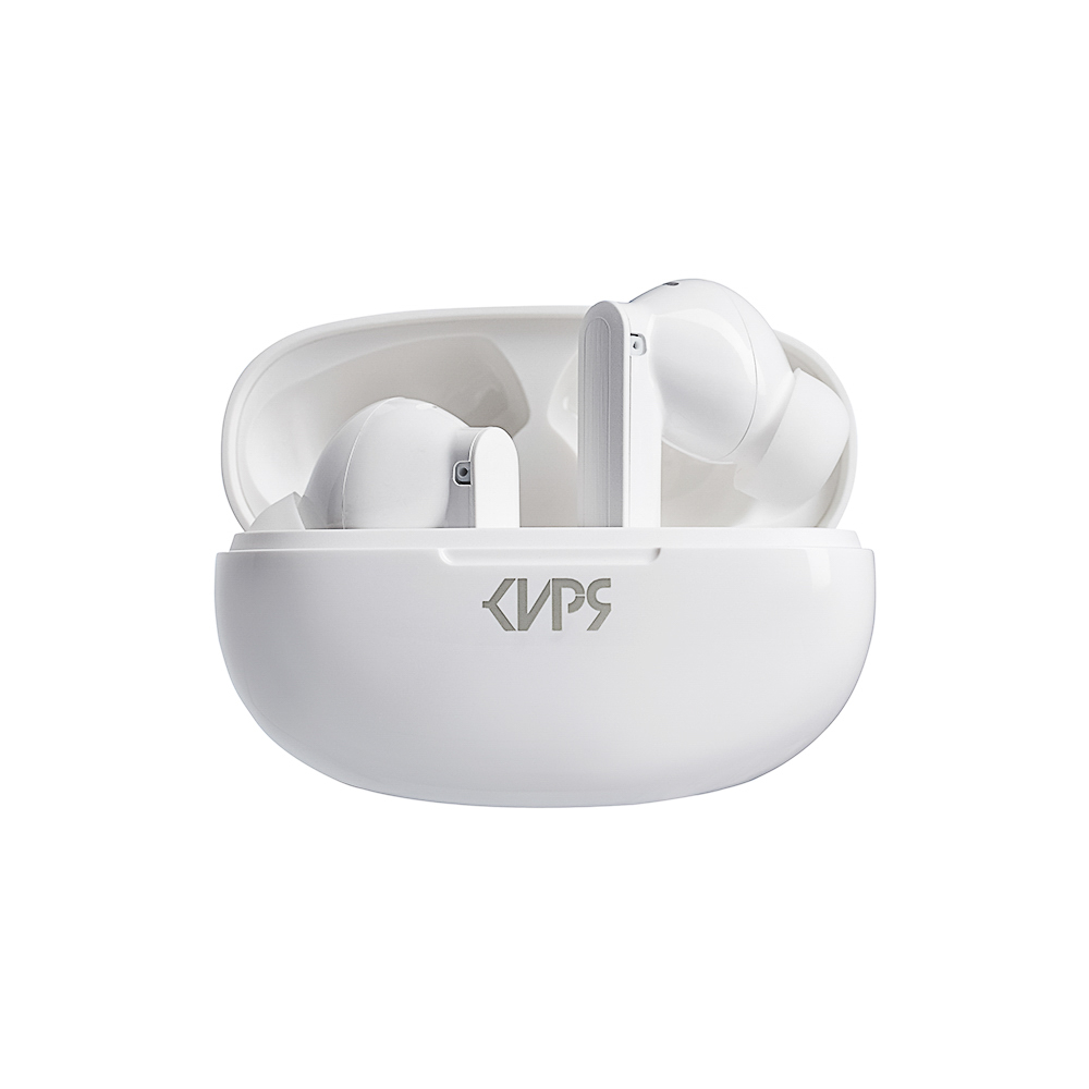 BY Киря Наушники беспроводные TWS внутриканальные, ANC, ENC, 40/380 mAh, белый, арт.№ 410-265