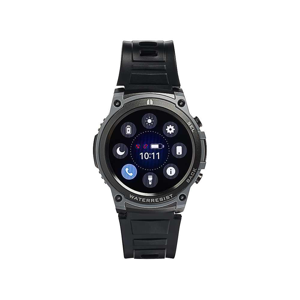 BY Space Умные часы, IP68, сменные панели, 400mAh, 466x466, черный, арт.№ 450-096