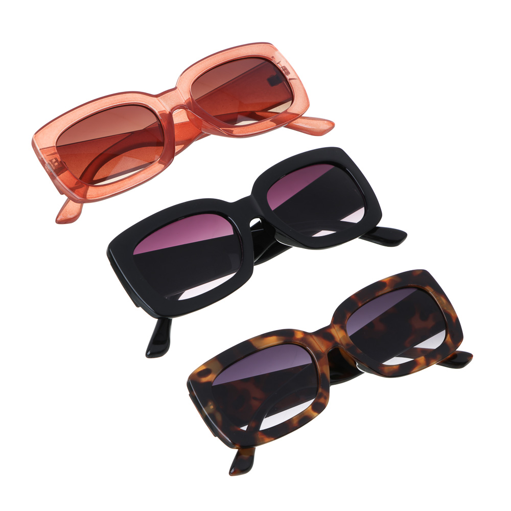 GALANTE Очки солнцезащитные, пластик, 142x36мм, 3 цвета, арт.24-27, арт.№ 304-029