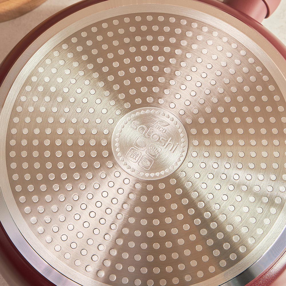 SATOSHI Ла Мери Сковорода литая d=26см, антипригарное покрытие мрамор, индукция, арт.№ 846-484