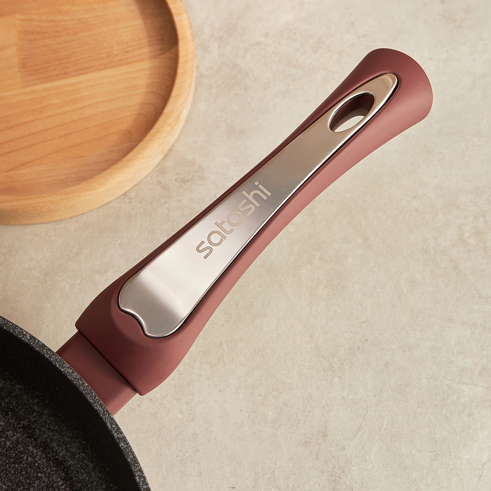 SATOSHI Ла Мери Сковорода литая d=28см, антипригарное покрытие мрамор, индукция, арт.№ 846-485