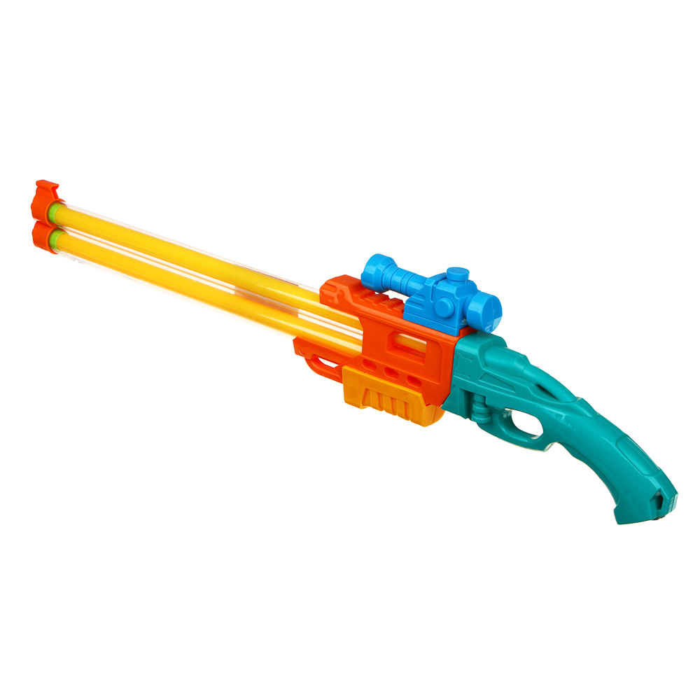 SILAPRO Помповая пушка, струя 2шт, 55х12х3.5см, 2 цвета, пластик, арт.№ 134-221