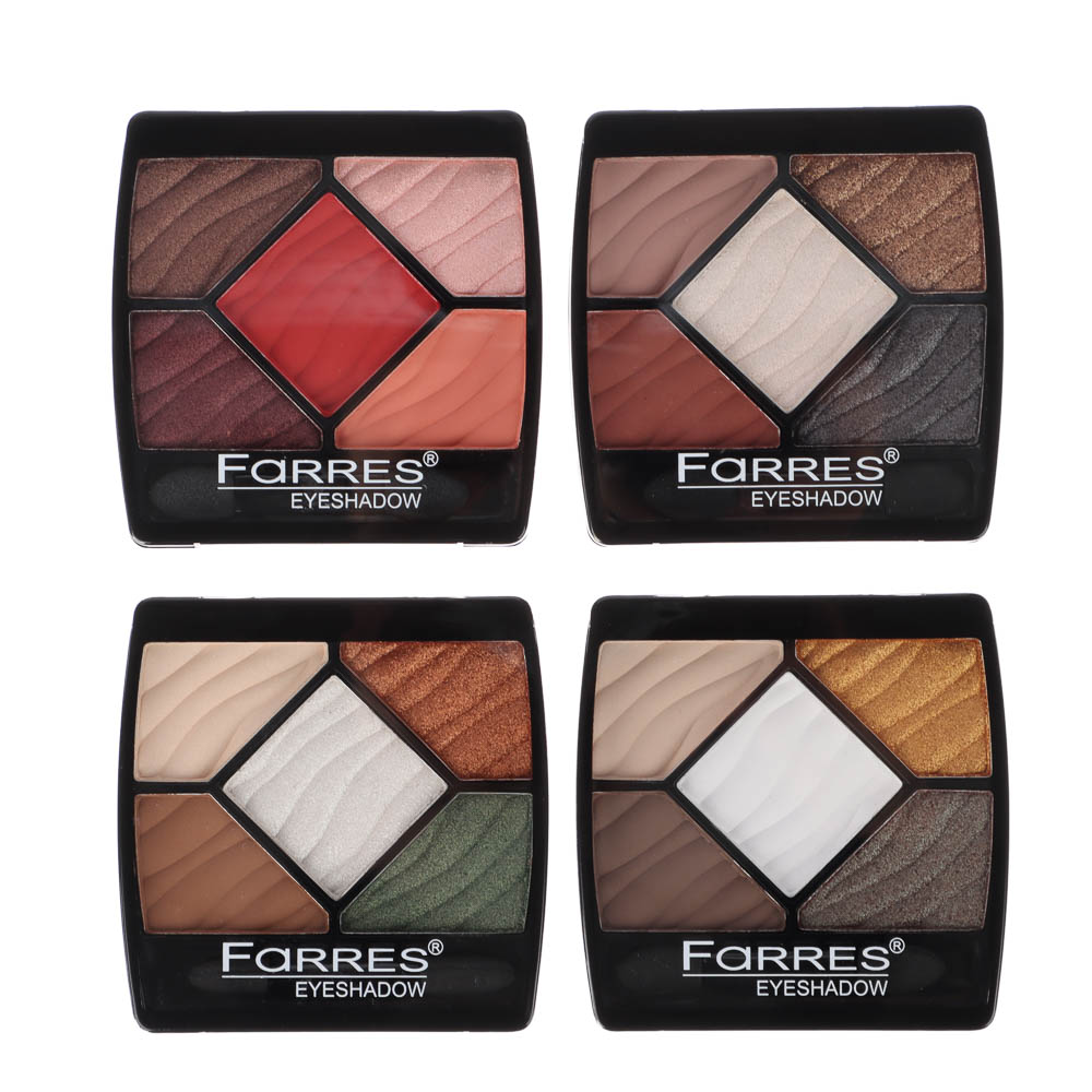 Тени для век "Beautiful Dream" 5 цветов тм Farres 7,5 г, арт.№ 330-668