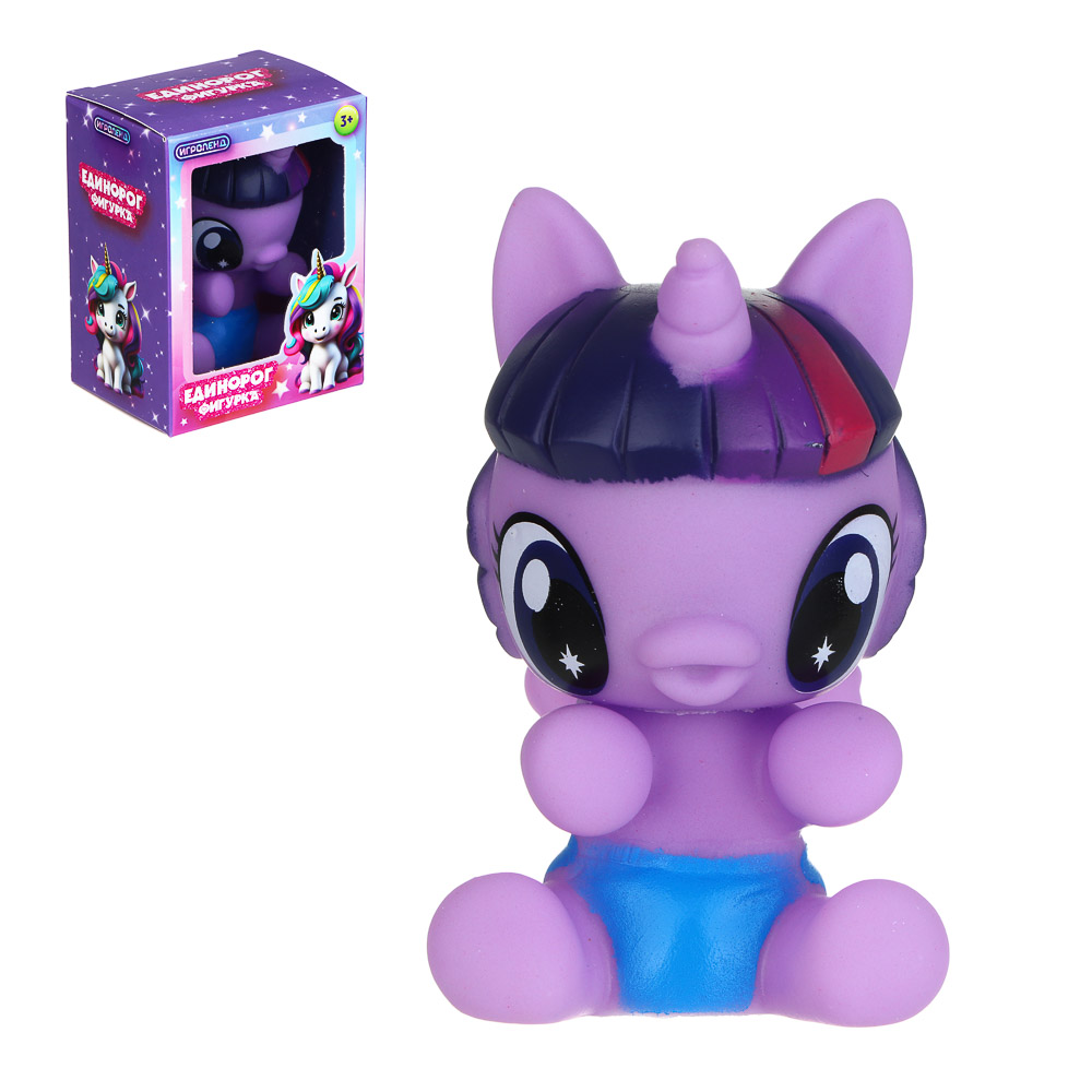 ИГРОЛЕНД Фигурка единорог, PVC, 6,5х5х8,5 см, арт.№ 258-067