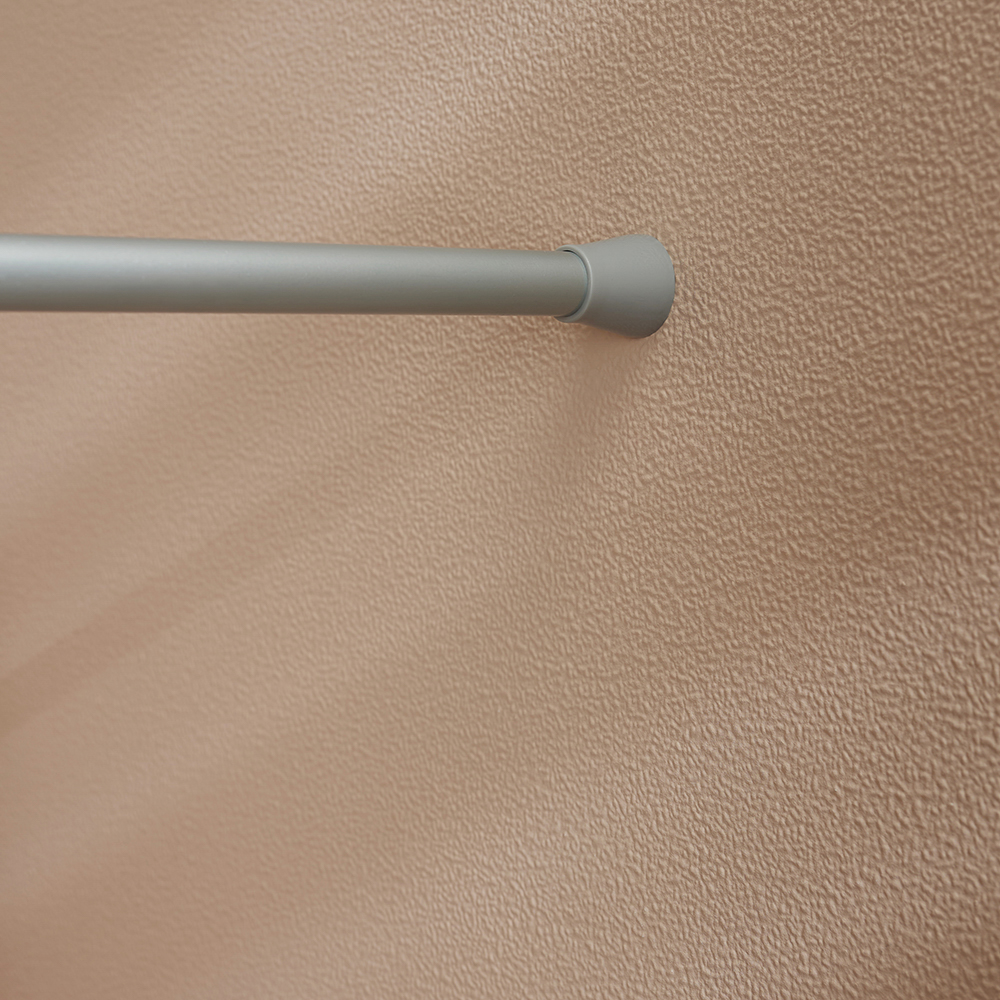 Карниз для шторы в ванную тм VETTA 2,6м, алюминий, серебристый, арт.№ 461-306