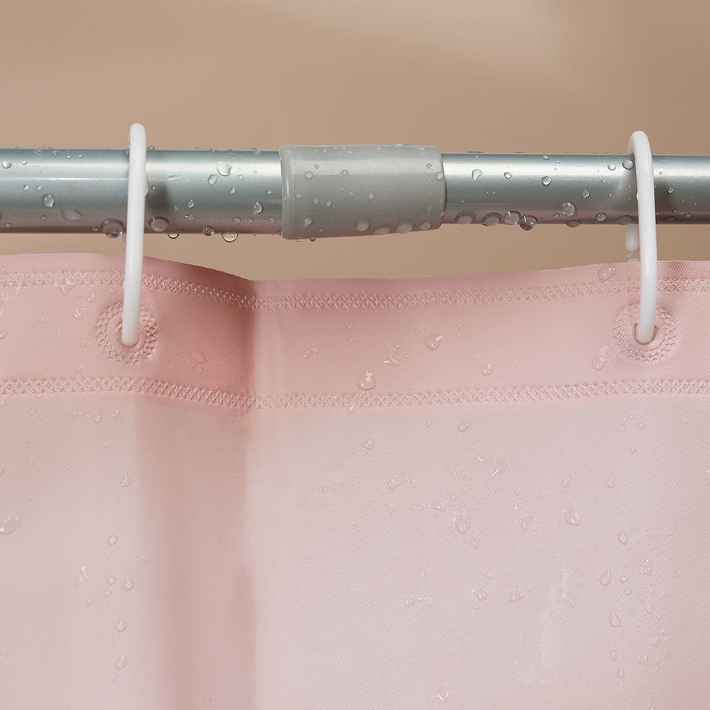 Карниз для шторы в ванную тм VETTA 2,6м, алюминий, серебристый, арт.№ 461-306