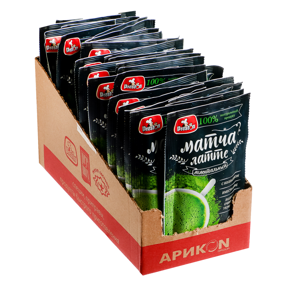 Напиток Матча-латте с коллагеном Preston,20г., арт.№ 015-004