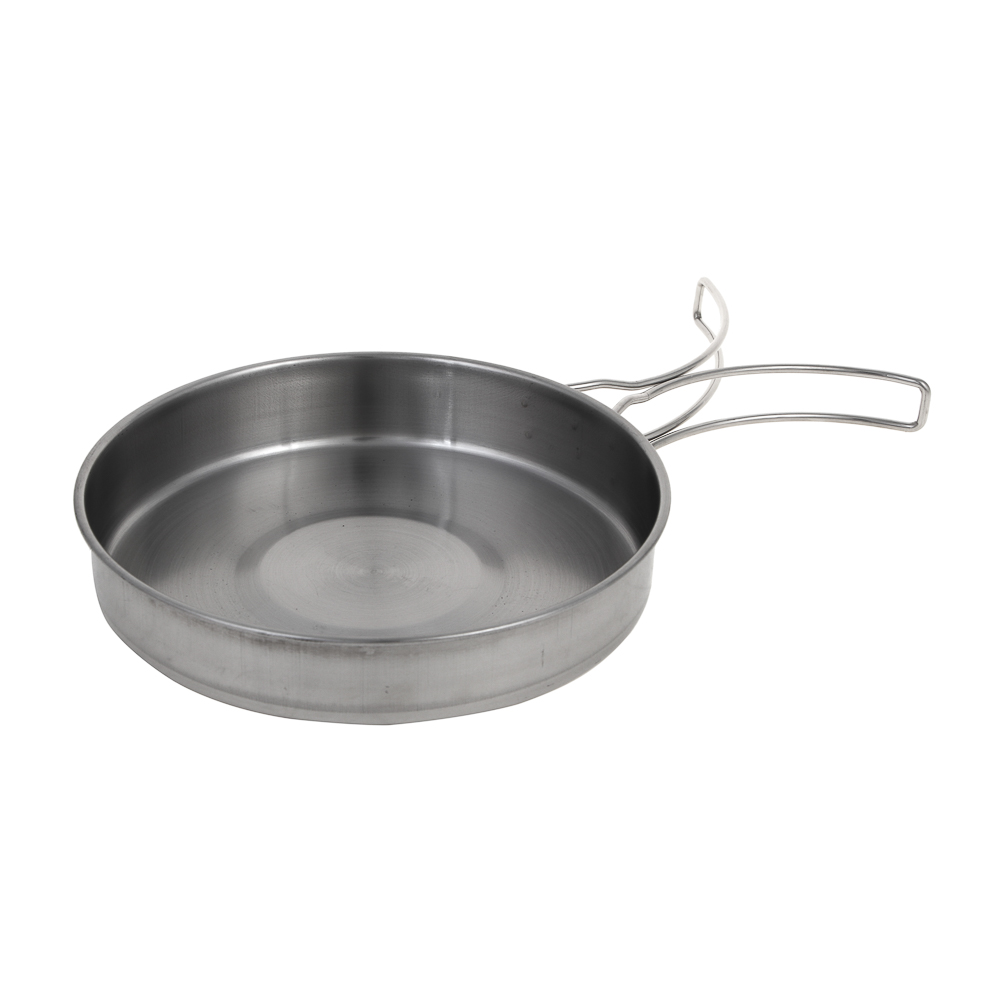 Набор туристической посуды тм AZOR FISHING, 8 предметов в чехле, нерж.сталь, арт.№ 127-082