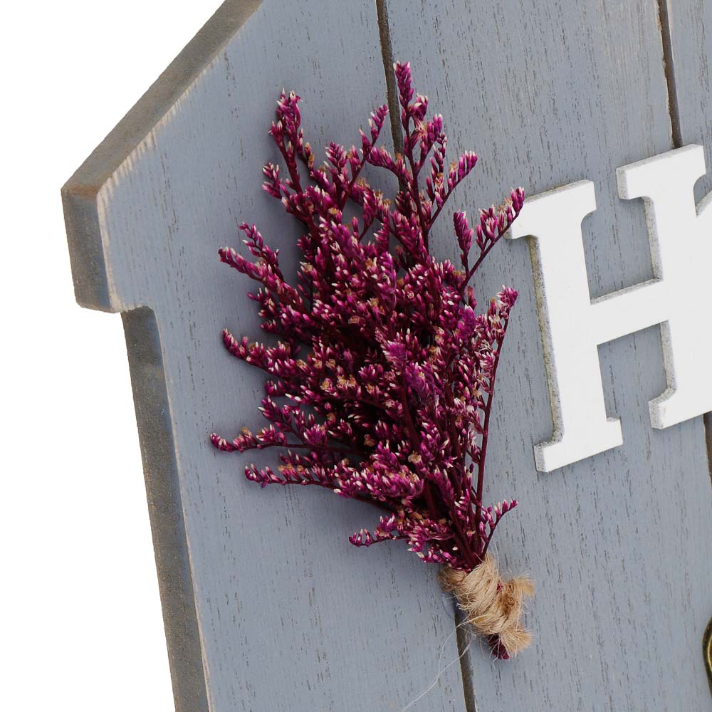 Ключница открытого типа, 3 крючка, 23x21см, МДФ, металл, 2 вида, арт.№ 510-234