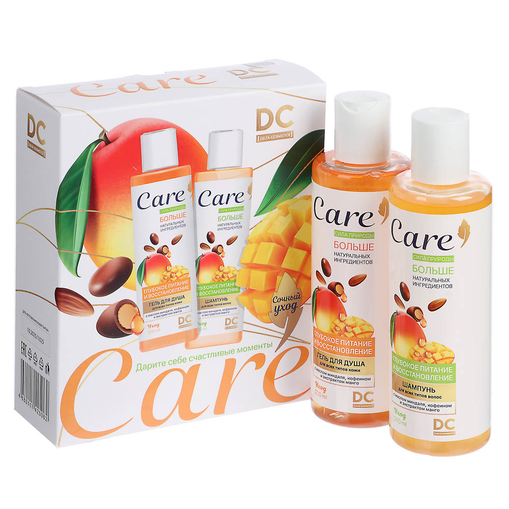 Подарочный набор женский DC Care:Гель для душа 200мл+шампунь 200мл, арт.№ 937-181