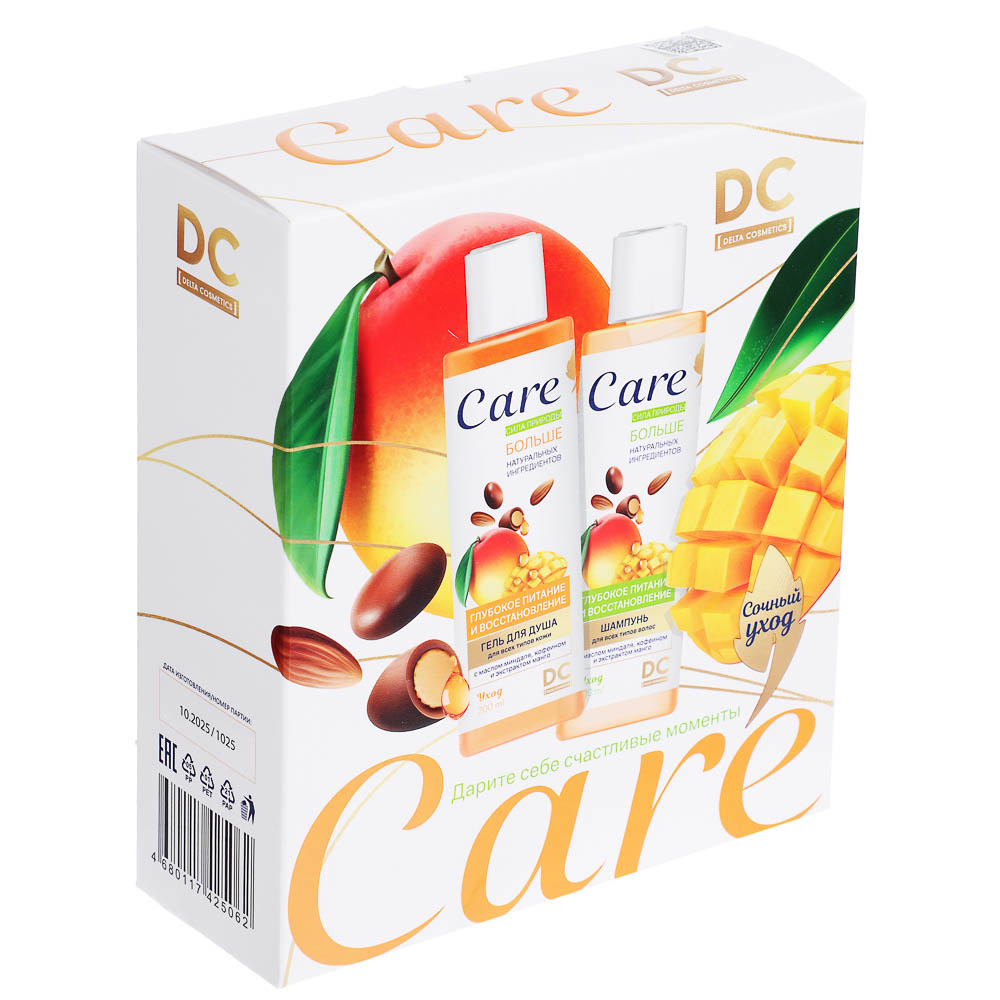 Подарочный набор женский DC Care:Гель для душа 200мл+шампунь 200мл, арт.№ 937-181