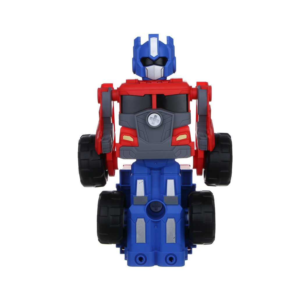 ИГРОЛЕНД Робот "Воин города" трансформирующийся, отвертка, свет, звук, 3хLR41, ABS, 14,5х16х23,7см, арт.№ 296-131