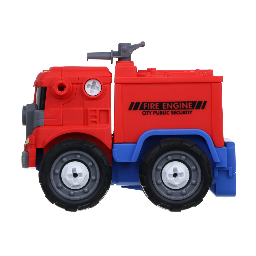 ИГРОЛЕНД Робот "Воин города" трансформирующийся, отвертка, свет, звук, 3хLR41, ABS, 14,5х16х23,7см, арт.№ 296-131