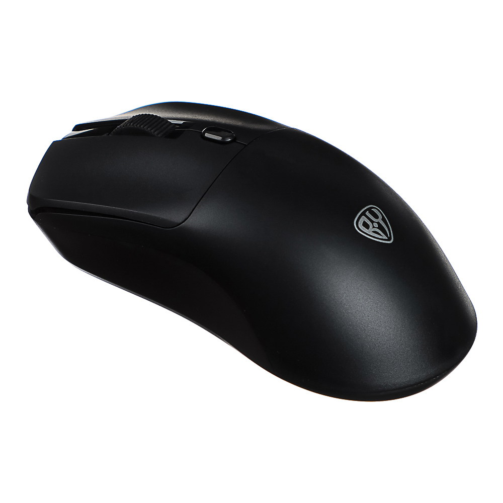 Компьютерная мышь беспроводная BY Office 2.4GHz,4D,тихий клик,800-1600DPI,SoftTouch,2xAАA,черный, арт.№ 405-083