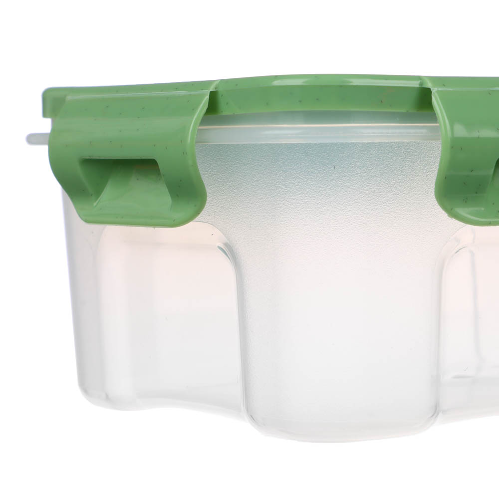 Контейнер для продуктов прямоугольный с защелками 0,75л, Флориана, пластик, арт.№ 861-422