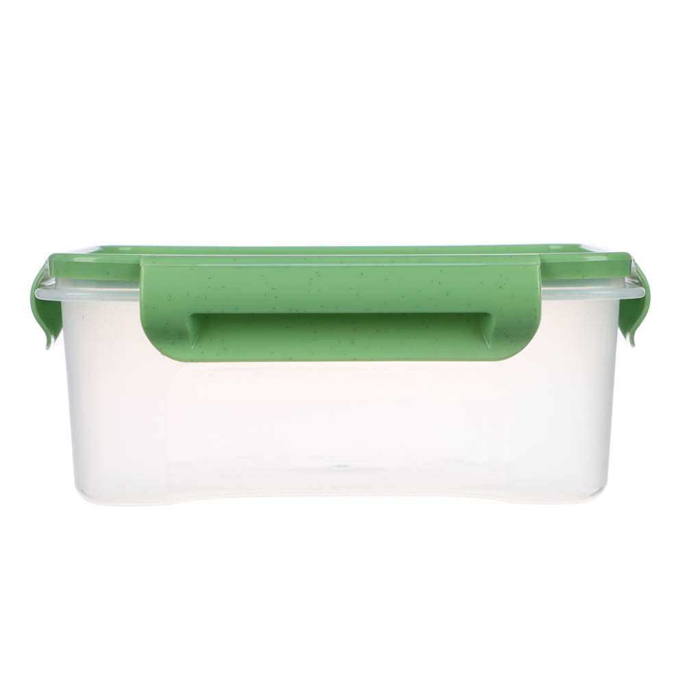 Контейнер для продуктов прямоугольный с защелками 0,75л, Флориана, пластик, арт.№ 861-422