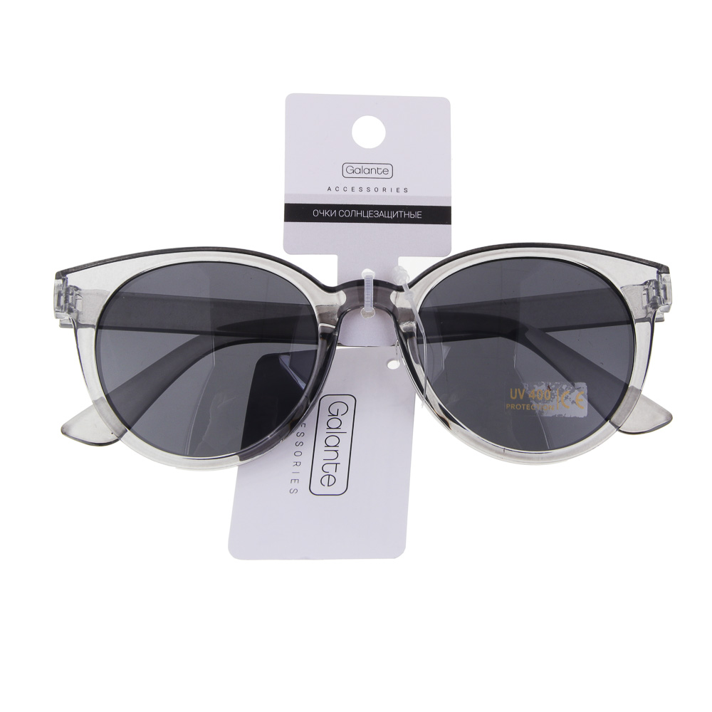 GALANTE Очки солнцезащитные, пластик, 142x46мм, 2 цвета, арт.№ 304-500