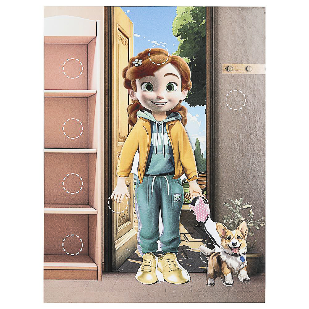 УМКА Развивающая игра "Липучки", в коробке, 22,х35х1см, 4 дизайна, арт.№ 874-127