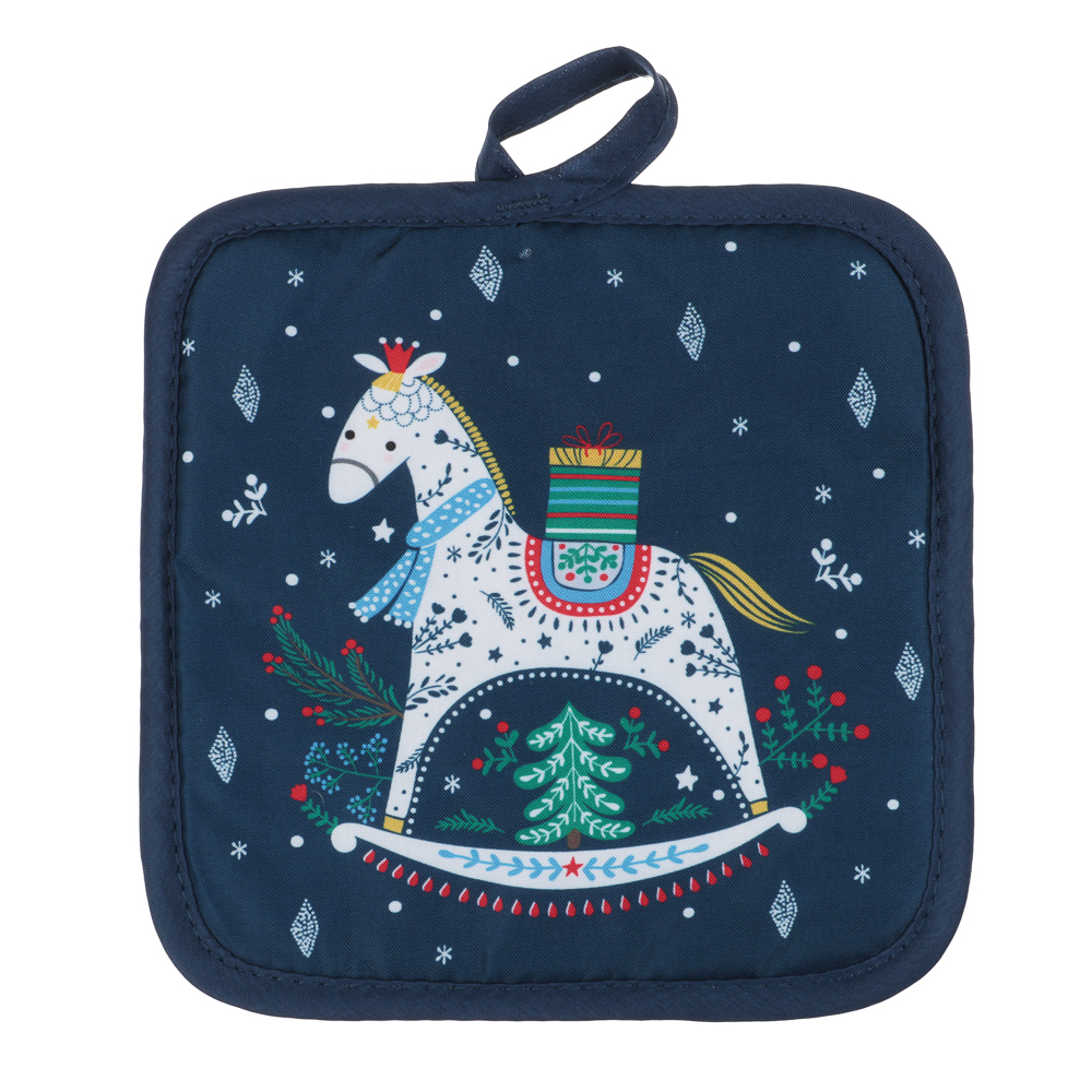 PROVANCE Нордик Прихватка, 17х17см, 100% полиэстер, лошадка, арт.№ 492-274