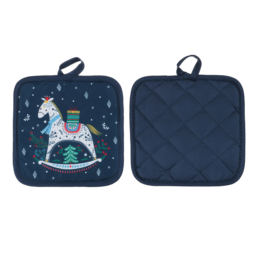 PROVANCE Нордик Прихватка, 17х17см, 100% полиэстер, лошадка, арт.№ 492-274