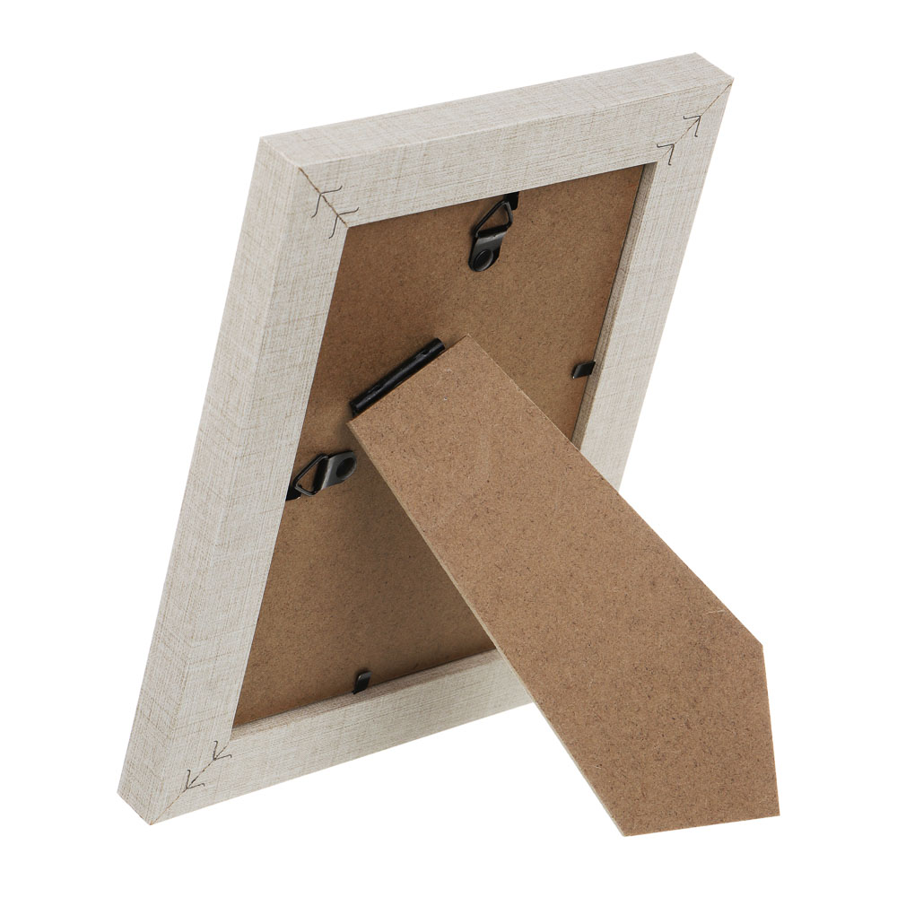 Фоторамка, 10х15 см, полистирол, цвет серый, арт.3-43, арт.№ 520-898