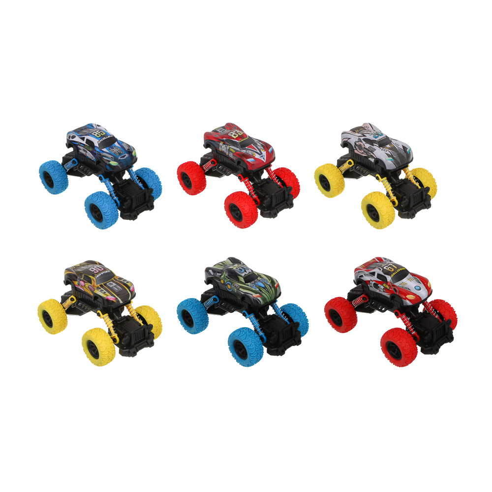 ИГРОЛЕНД Внедорожник инерционный, стреляет дисками, металл, РР, 18х12х11,3 см, 6 дизайнов, арт.№ 292-475