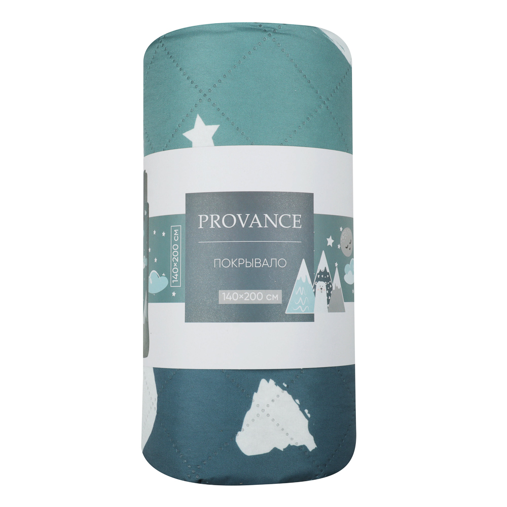 PROVANCE Сновиль Покрывало стеганое 140х200см, 100% полиэстер, 2 дизайна, арт.№ 484-204