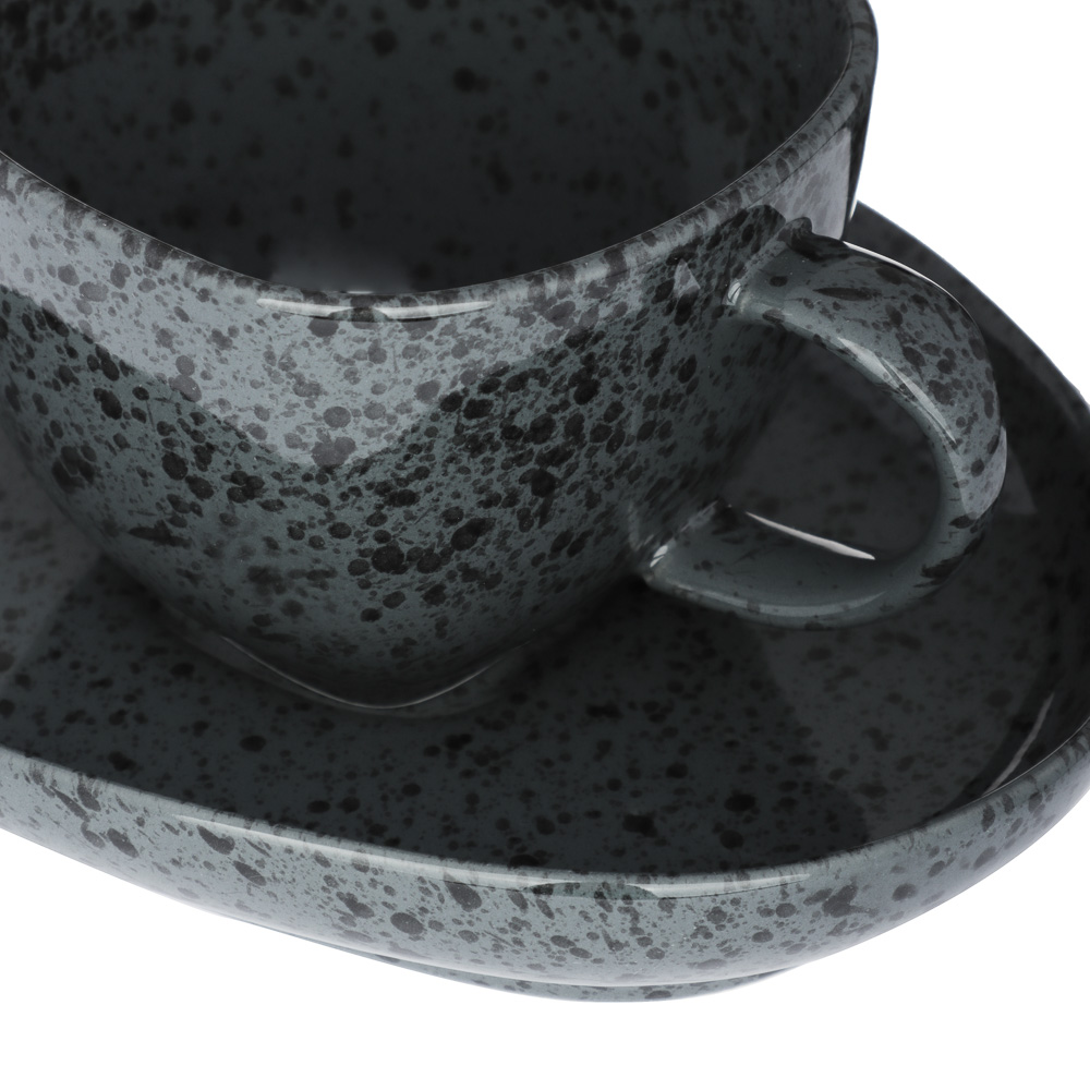 Ivlev Chef Оникс Набор чайный 2пр, 250мл, 15см, фарфор, арт.№ 816-359