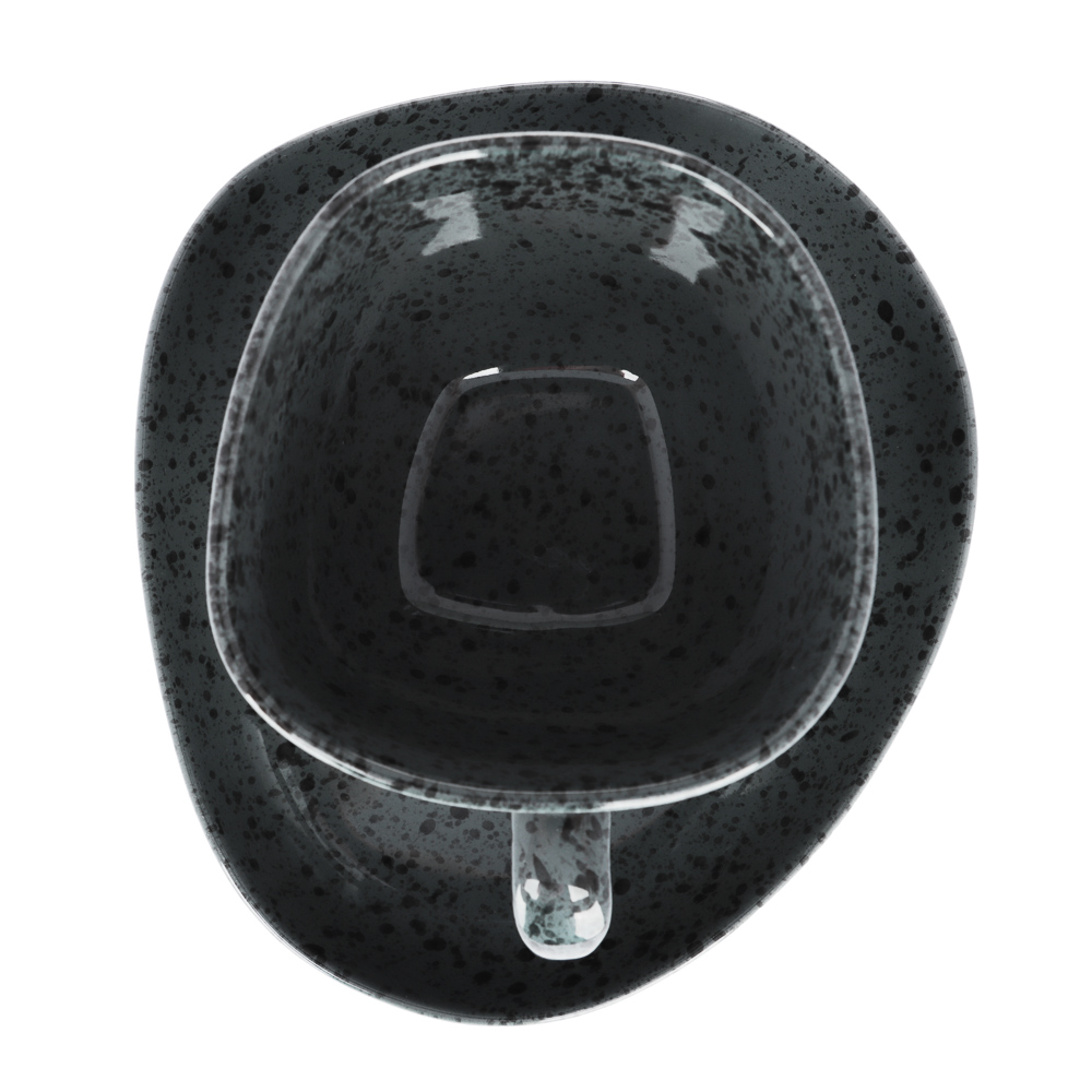 Ivlev Chef Оникс Набор чайный 2пр, 250мл, 15см, фарфор, арт.№ 816-359