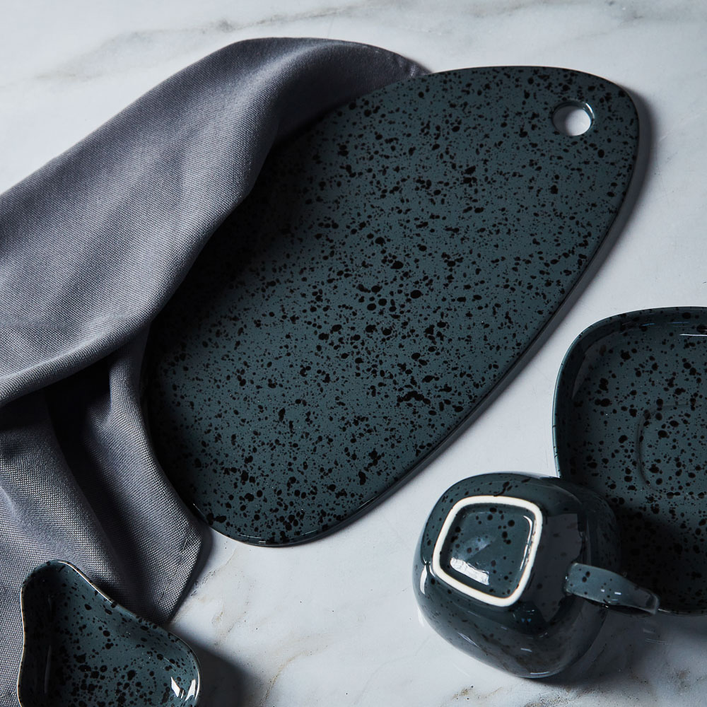 Ivlev Chef Оникс Блюдо для сыра, 32х17х1см, фарфор, арт.№ 816-366