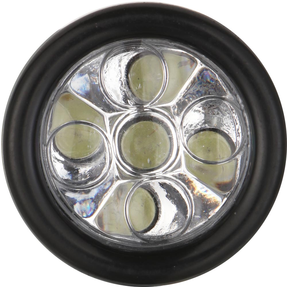 Фонарь велосипедный передний, тм BY SPORT, 3 режима, 5 LED,  4xААА, арт.№ 195-018