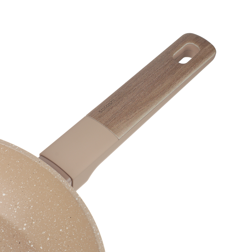 SATOSHI Кантри Сковорода литая d24см, антипригарное покрытие мрамор, индукция, 3 цвета, арт.№ 846-760