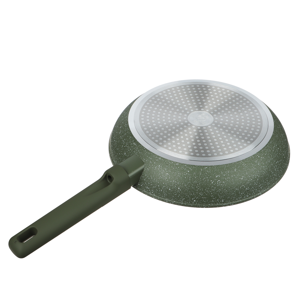 SATOSHI Кантри Сковорода литая d26см, антипригарное покрытие мрамор, индукция, 3 цвета, арт.№ 846-761