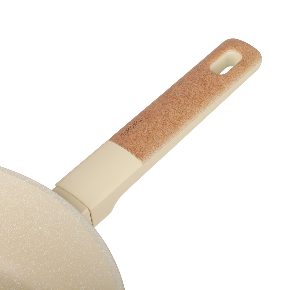 SATOSHI Кантри Сковорода литая глубокая d=28см, антипригарное покрытие мрамор, индукция, 3 цвета, арт.№ 846-762