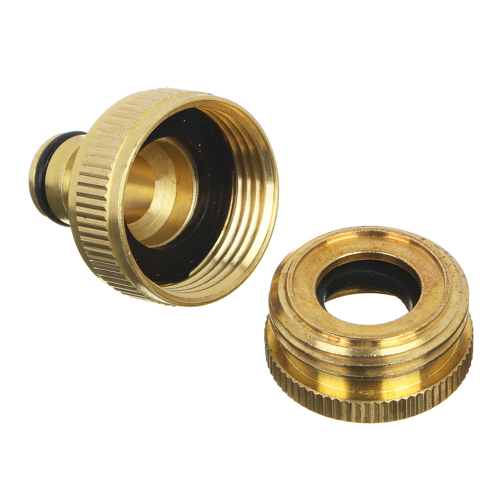 INBLOOM PROF+ Штуцер резьбовой для крана, с внутренней резьбой d3/4"-d1/2", латунь, MY-311, арт.№ 169-040