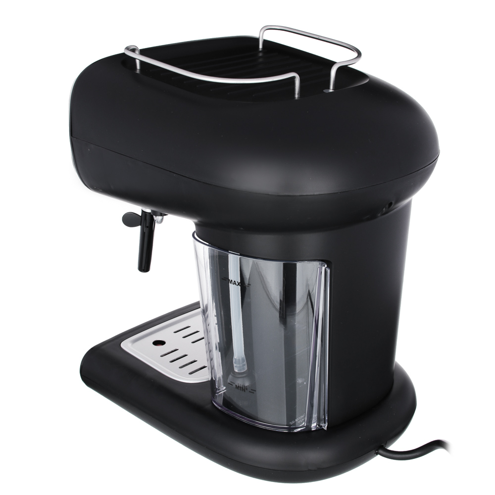 LEBEN Кофеварка рожкового типа, 15бар, на 2 кружки, 1,2л, 850Вт, пластик, нерж. сталь, арт.№ 286-037