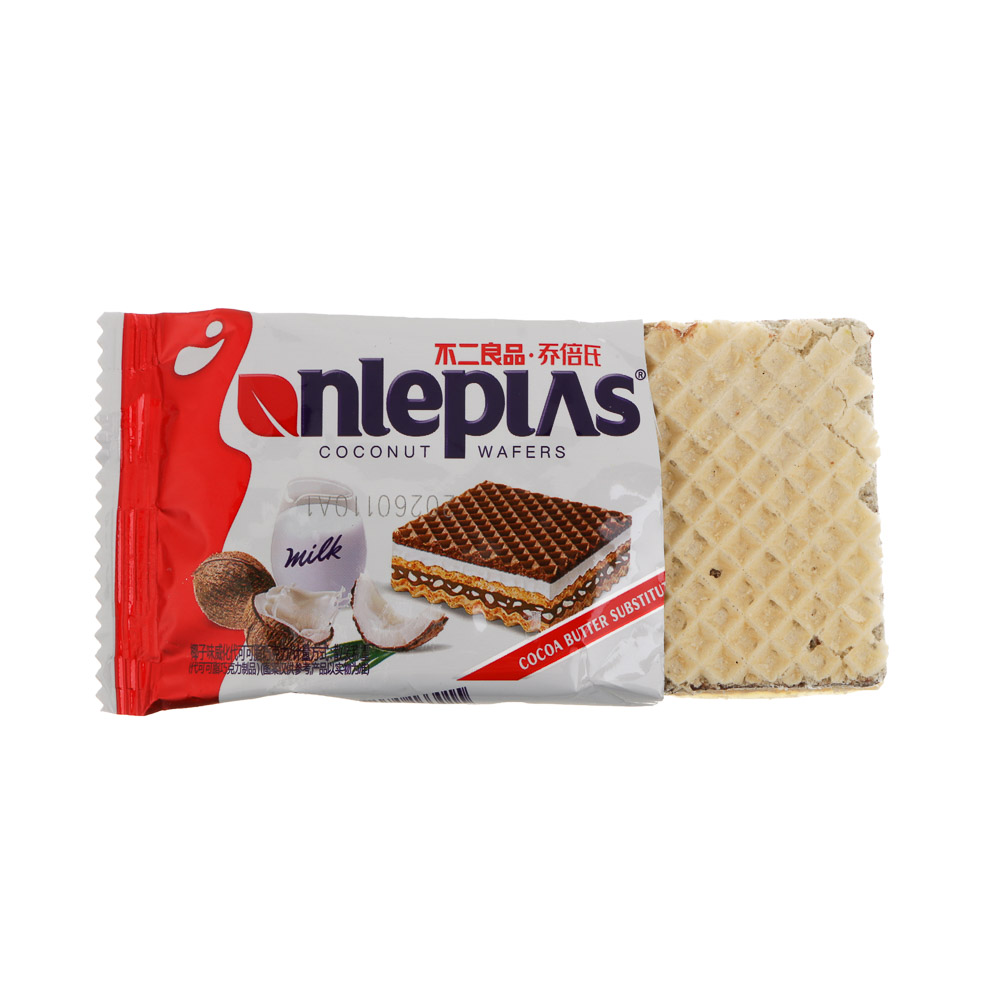 Вафли с шоколадной прослойкой, вкус кокос, 20г., арт.№ 347-402