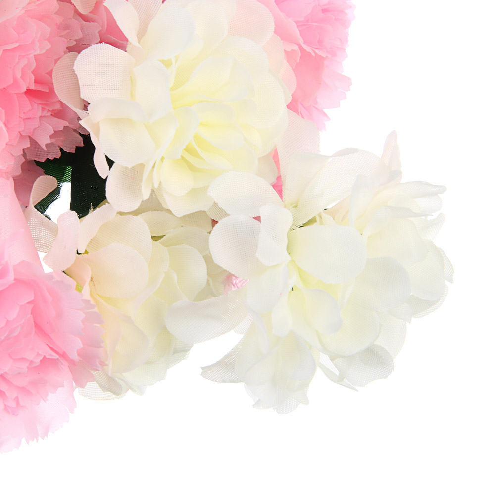 Букет искусственных цветов тм LADECOR гвоздики и гортензии, длина 40 см, арт.№ 426-011