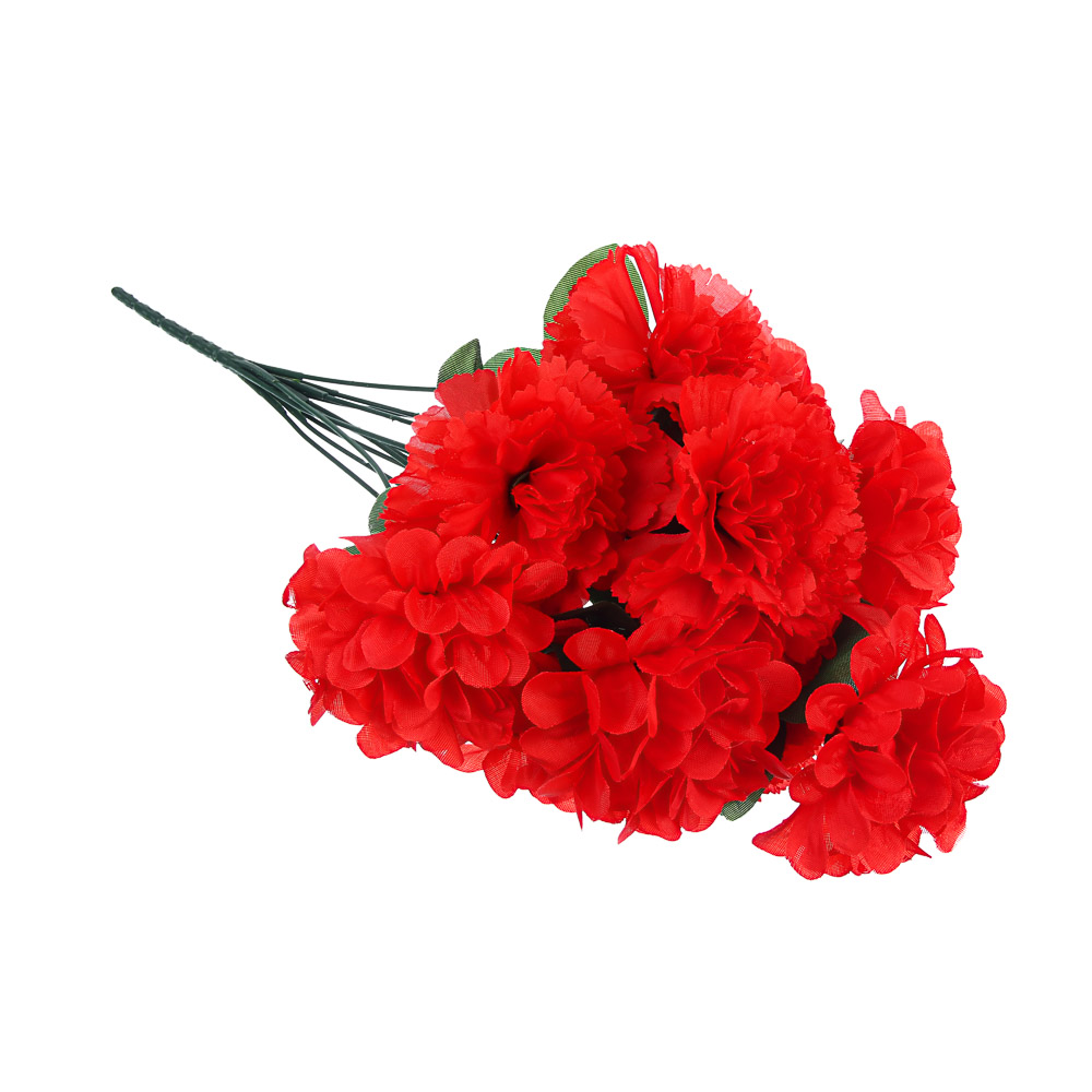 Букет искусственных цветов тм LADECOR гвоздики и гортензии, длина 40 см, арт.№ 426-011