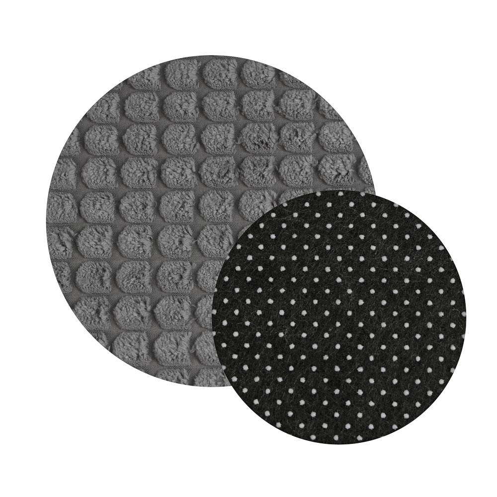 Набор ковриков для ванной  тм VETTA Corn, сетка кукурузная 250г/м², 60х40см+80х50см, серый, арт.№ 462-836