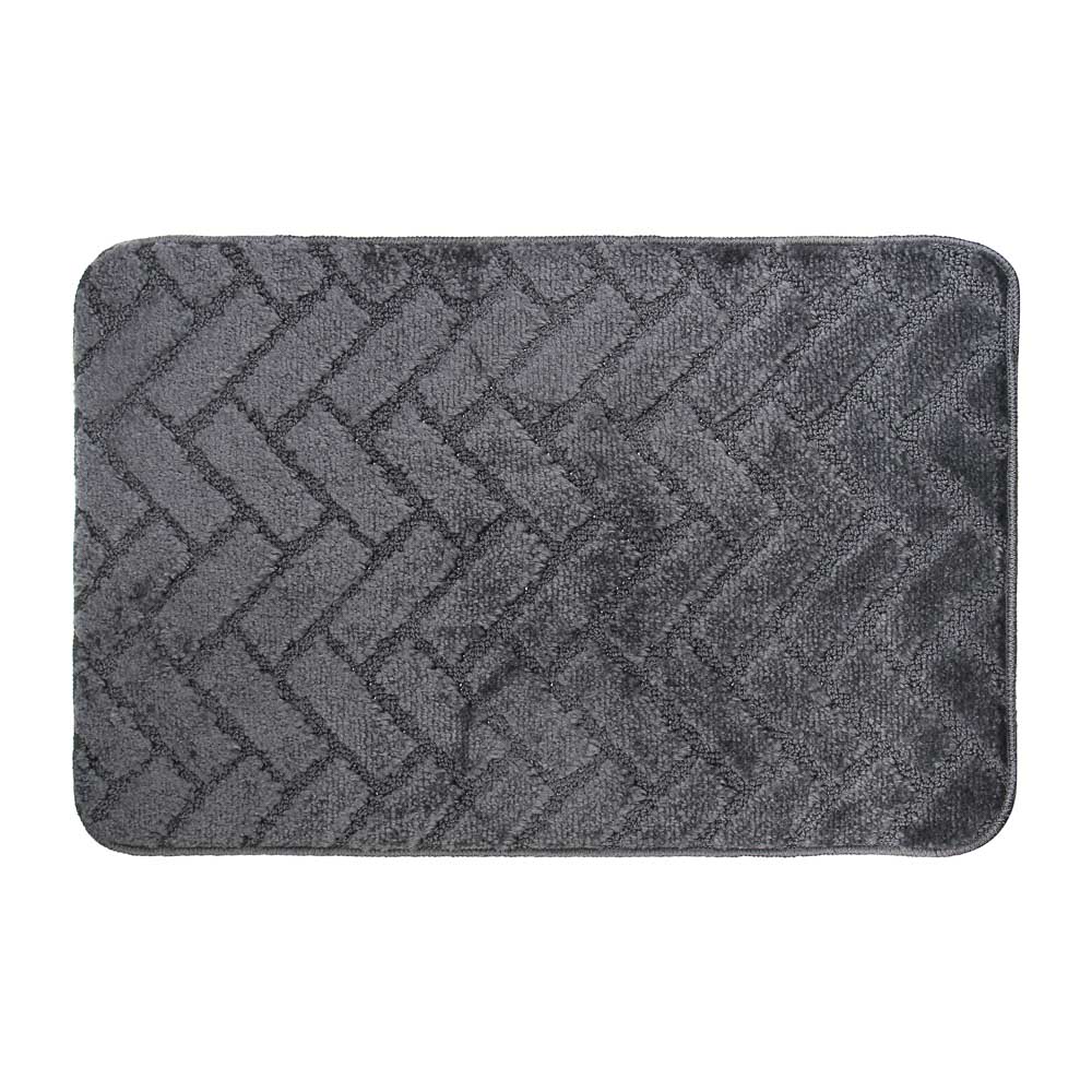 Набор ковриков для ванной  тм VETTA Concrete, жаккард полипропилен 650г/м², 40х45см+75х45см 2 цв., арт.№ 462-838