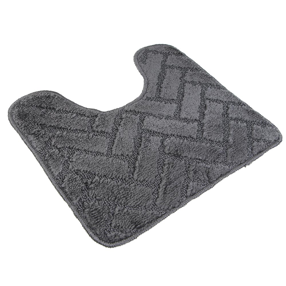 Набор ковриков для ванной  тм VETTA Concrete, жаккард полипропилен 650г/м², 40х45см+75х45см 2 цв., арт.№ 462-838