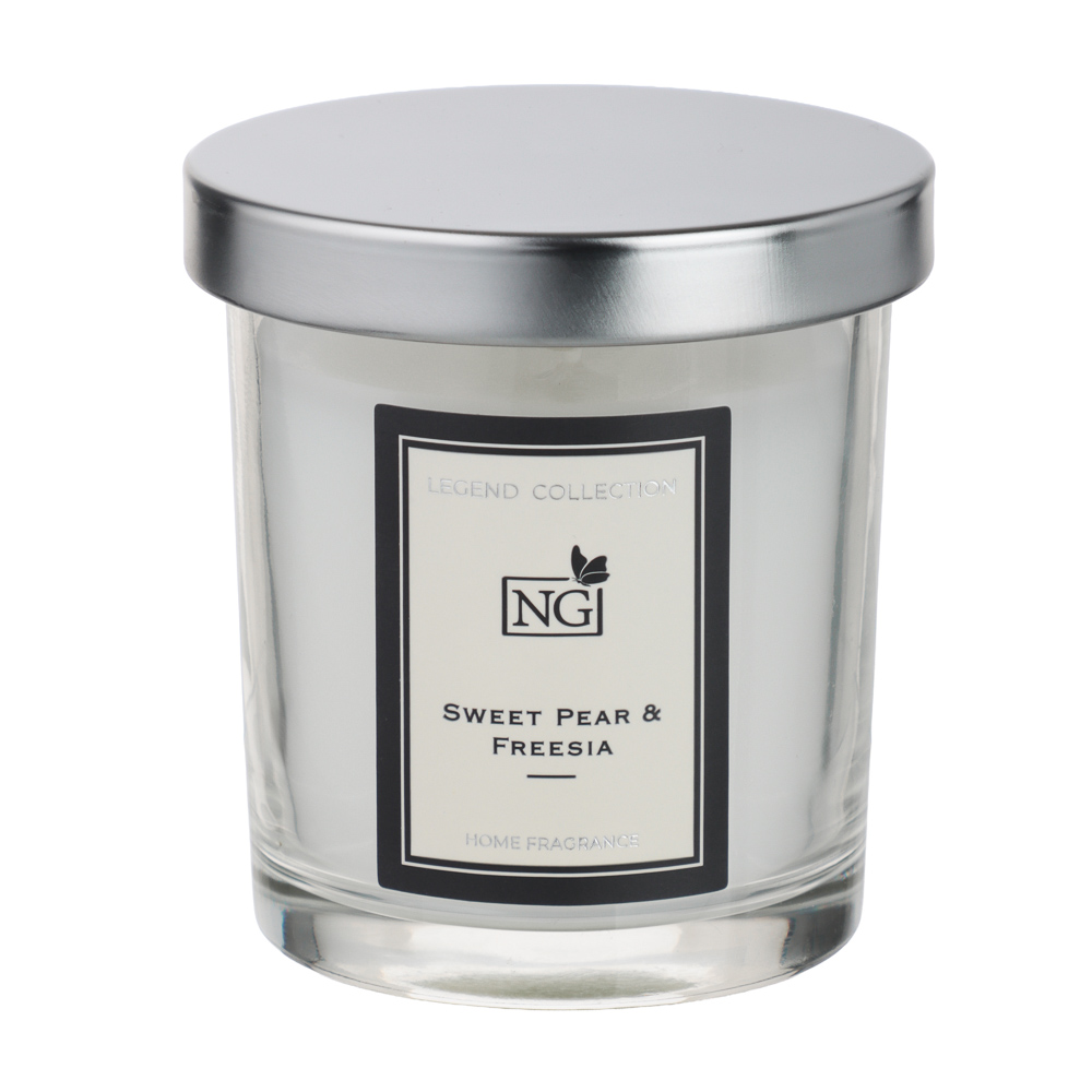 NEW GALAXY Свеча ароматизированная LEGEND COLLECTION, 88 гр, Sweet Pear & Freesia, арт.№ 778-285