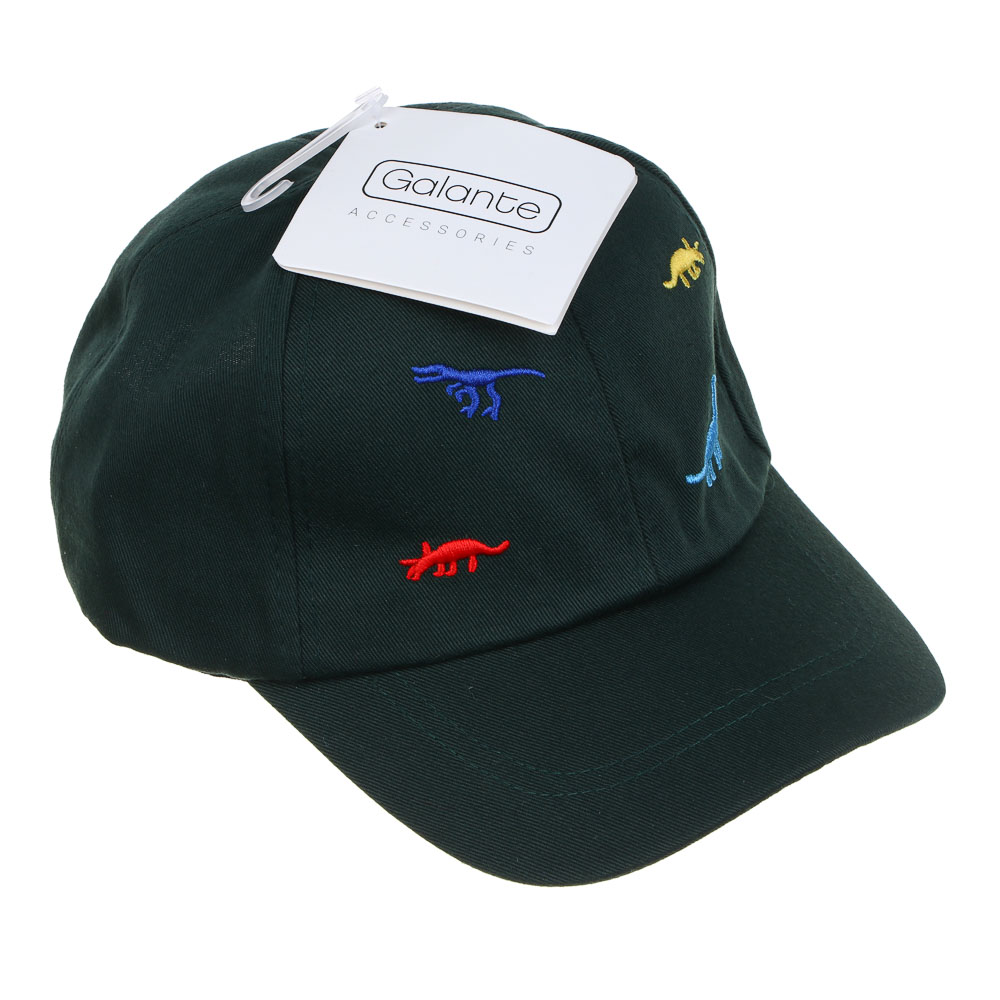 GALANTE Кепка детская, р.52, 30% хлопок, 70% полиэстер, зеленый, ВЛ25-02, #4, арт.№ 314-936
