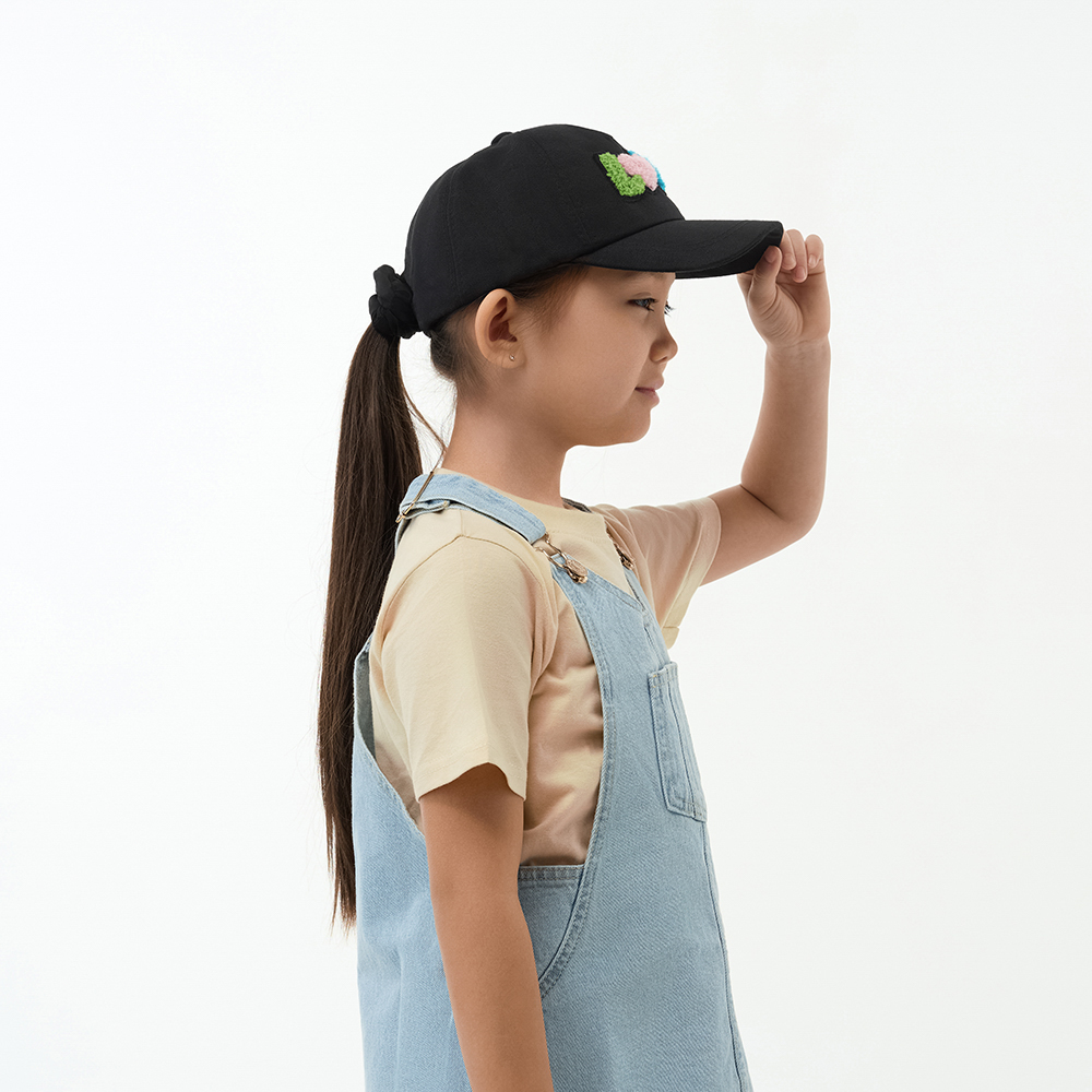 GALANTE Кепка детская, р.54, 30% хлопок, 70% полиэстер, черный, ВЛ25-03, #2, арт.№ 314-937