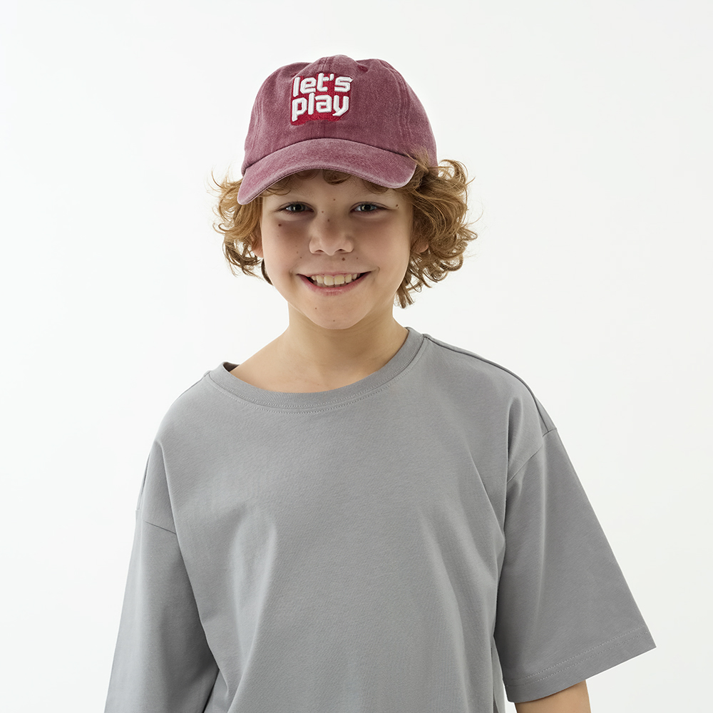 GALANTE Кепка детская, р.54, 30% хлопок, 70% полиэстер, красный, ВЛ25-04, #2, арт.№ 314-940