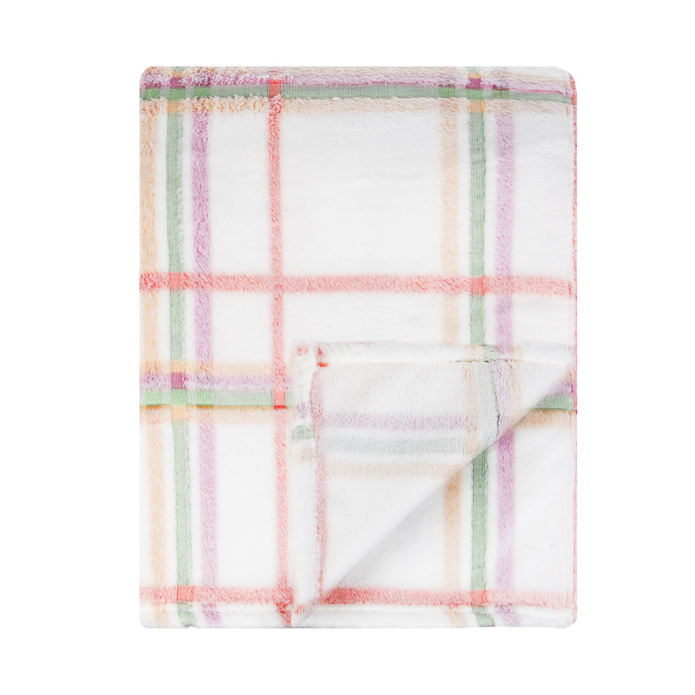 PROVANCE Ботаника Плед клетка 195х150см, 100% полиэстер, 2 дизайна, арт.№ 488-170