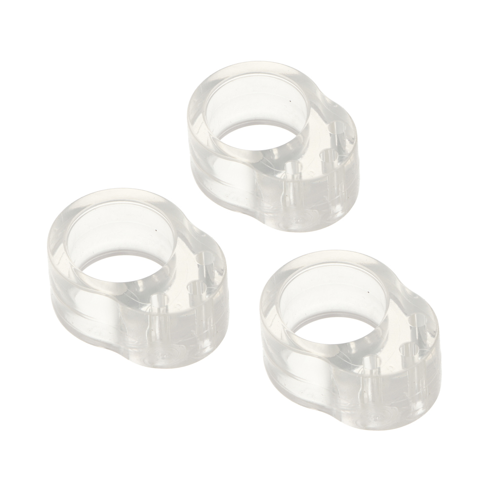 Набор стопперов на ручку двери тм VETTA, HIPS, 3 шт, 3.1х2.1х1.3 см, прозрачный, арт.№ 639-039