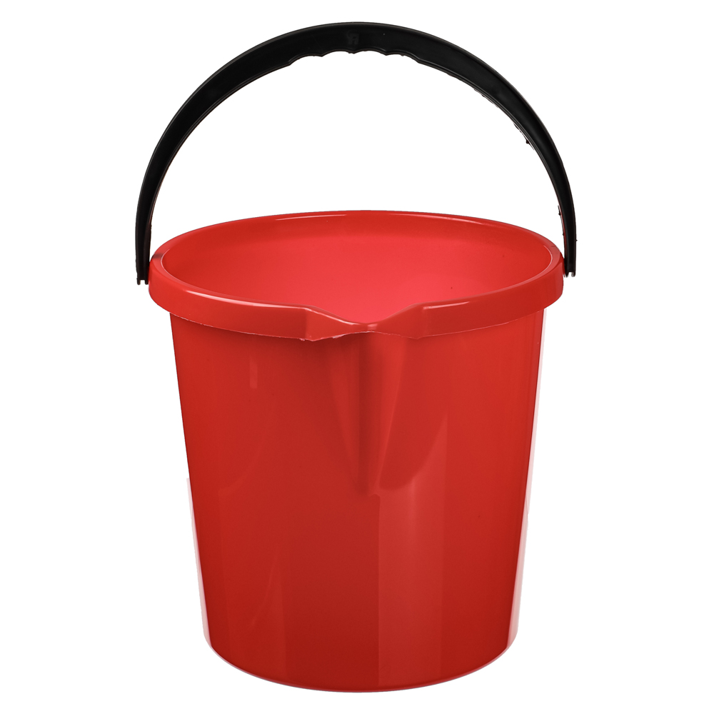 Ведро "Садово-огородное" 11л, с носиком, пластик, 3 цвета, арт.№ 407-079